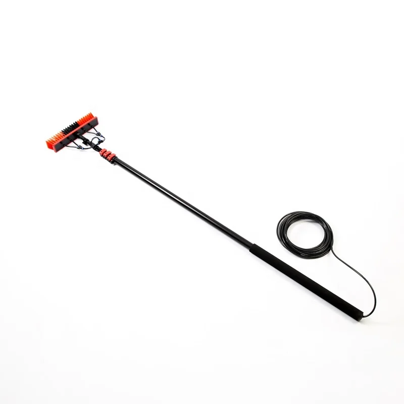 Fed Pole Pu Hose Kits Solar Panels Window Cleaning Wash Brush Set Factory Outlet 12ft to 36ft Carbon Fiber Metal Sustainable