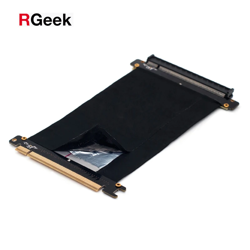 RGeek 30cm PCI-E x16 3.0 Flexible Riser Cable Card Graphics Card Extension Cable GPU Cable Adapter