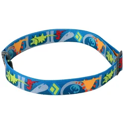 Quality Assurance Headlamp Strap with Hook Loop Elastic Belt Night Adjustable Safety Reflective Headband Webbing Jacquard