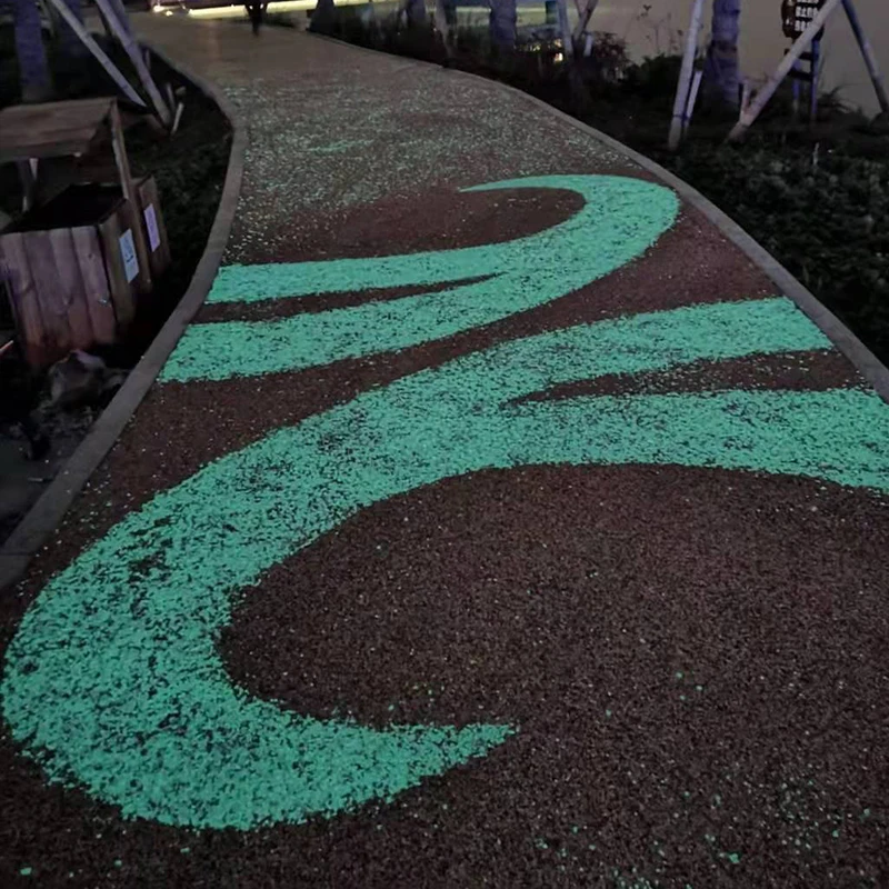 Landscape Glasses In The Dark Green Fluorescent Glow Pebbles Luminous Stones Glowing Rocks For Garden Luminous Glow Stones