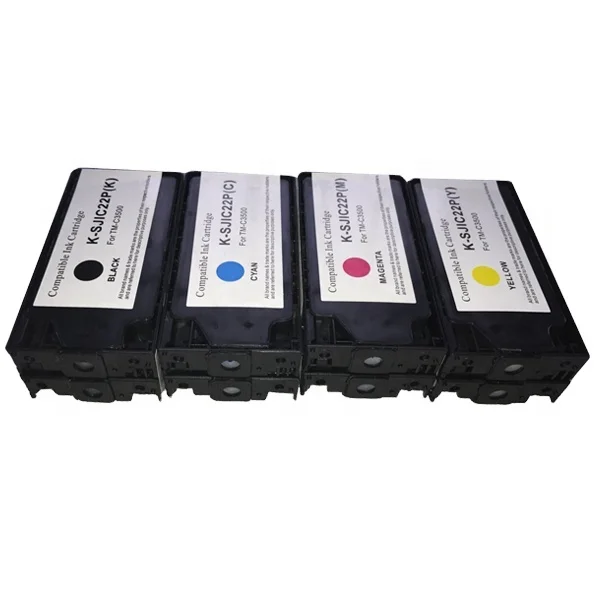 Compatible SJIC22, SJIC22P, SJIC22P(M) Magenta Ink Cartridge for EPSON ColorWorks TM-C3500, TM-C3510 Printer