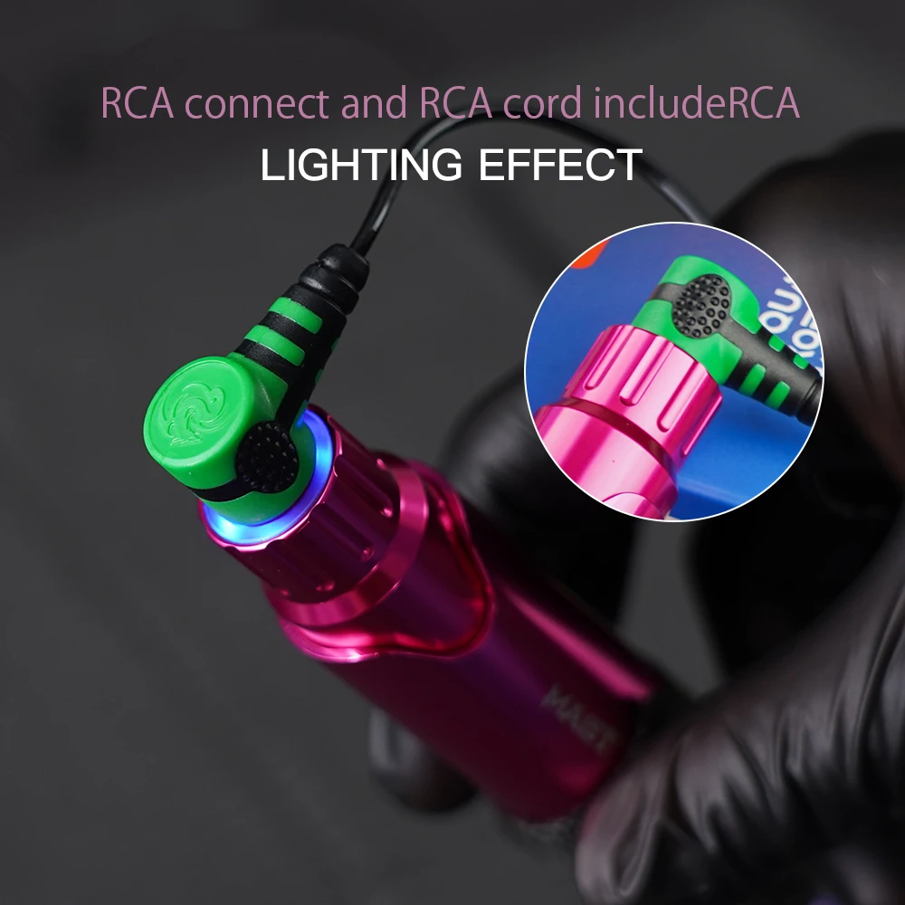 Mast P10 Multiple Colors Rotary Coreless Motor Micro Blading Tattoo Machine For Permanent Makeup Pink