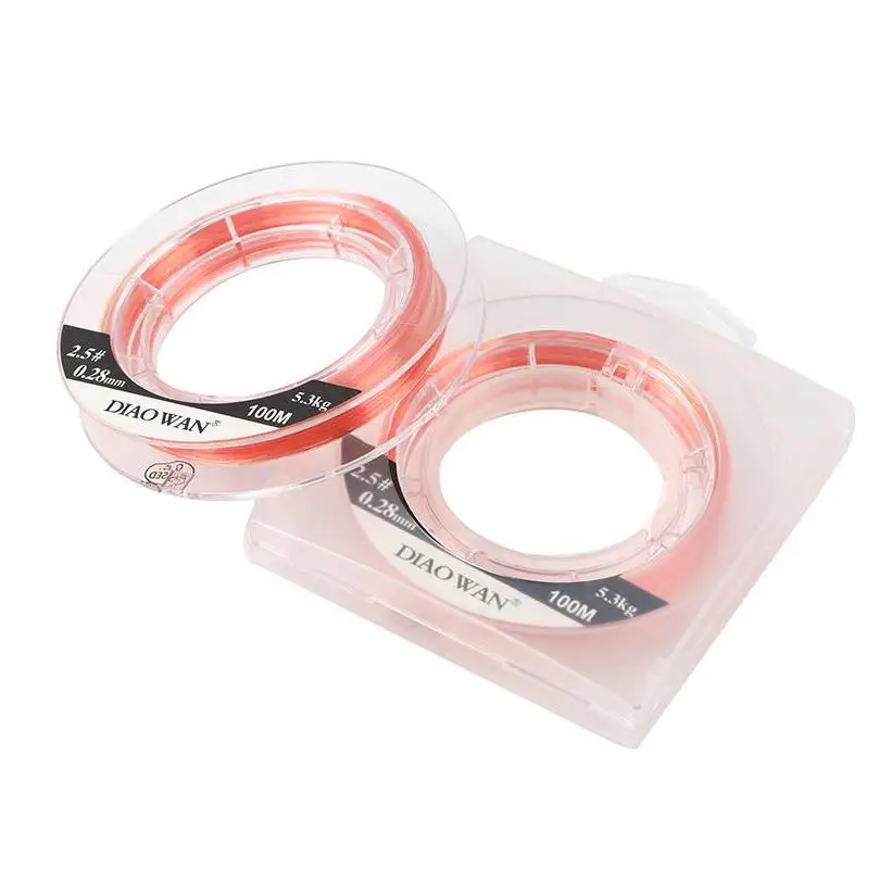 Fluorocarbon line Low Price 5LB-75LB High strength 100m or custom Wholesale Anti Faded Fishing Line