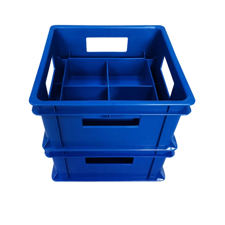 4 Cup Bottle Beer Crate Custom Transport Plastic Stackable 3D Printing Mold Design Service Injection