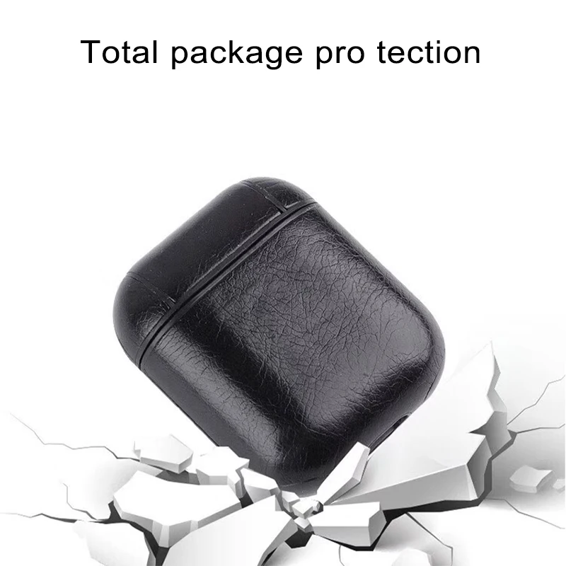  Роскошный чехол для наушников BOORUI airpods 2 модный кожаный