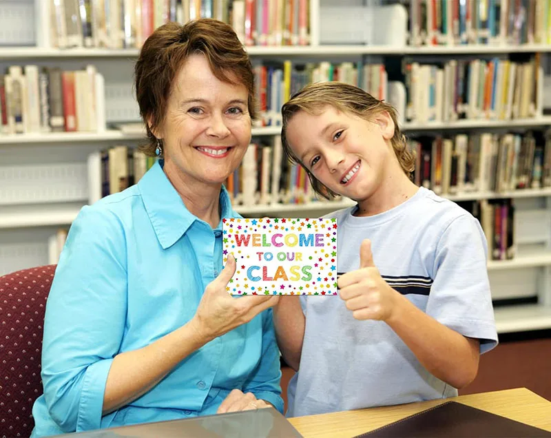 Welcome Back to School Postcards for Students My Class From Teacher