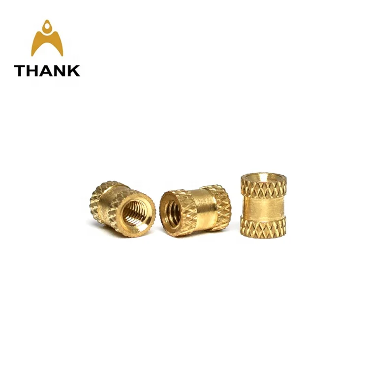 m2 m2.5 m3 m4 m5 m6 brass heat thread insert nut custom size flowcon brass heat set brass inserts
