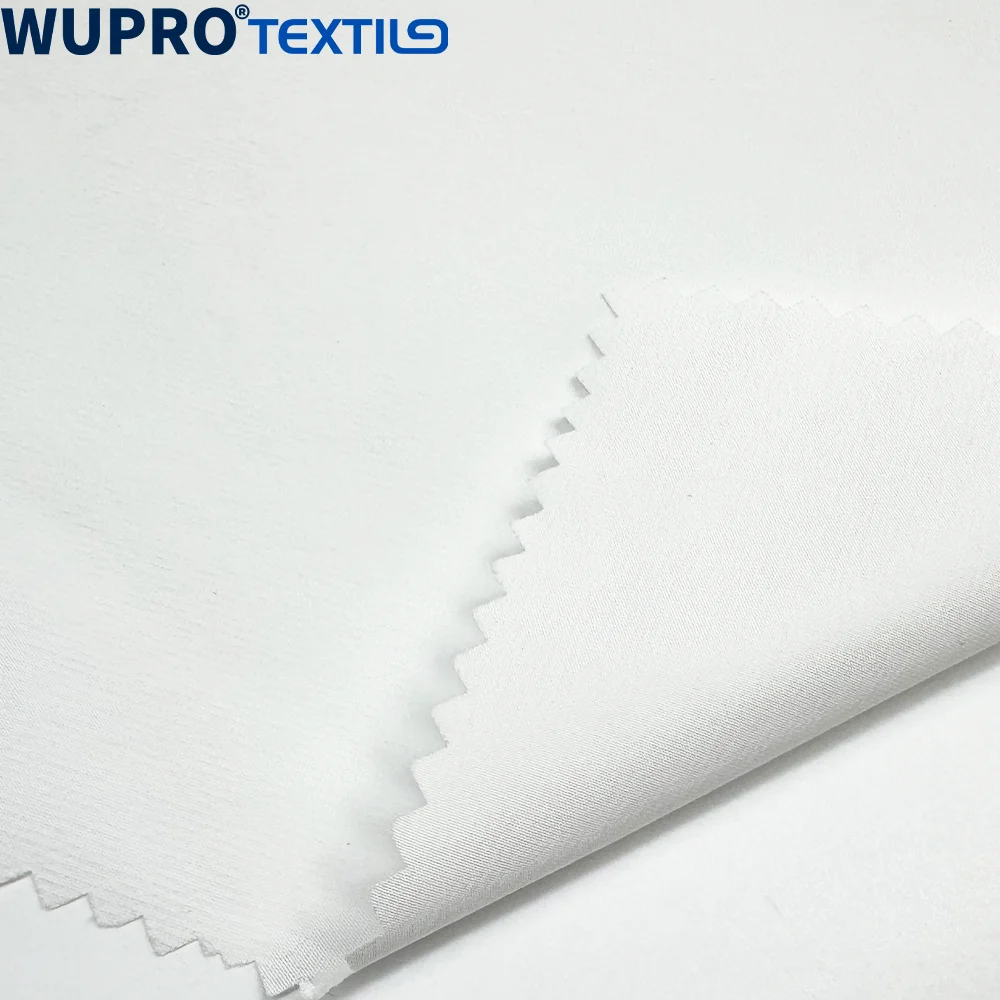 [WUPRO текстиль] 0 16 мм 50D T800 S Z Твист белый тканый напечатанный 100 полиэфирная ткань