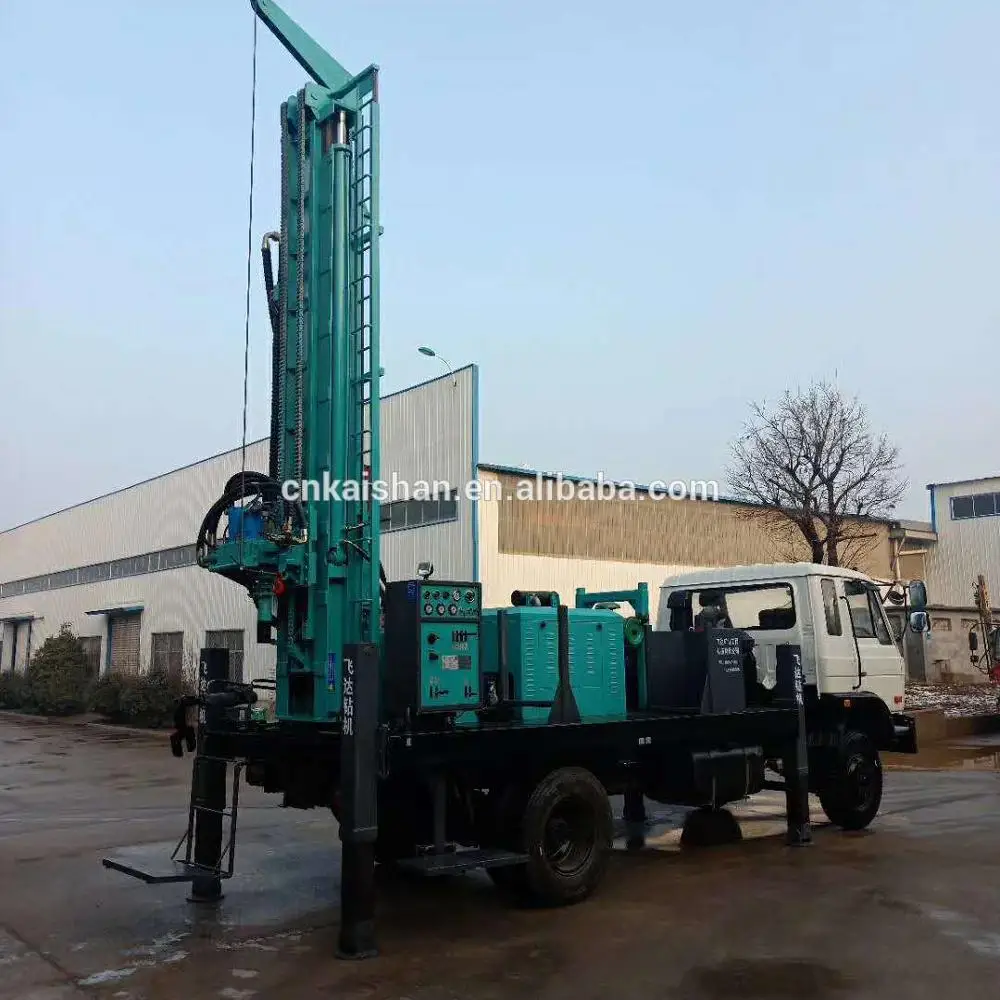 Pneumatic Crawler Mounted TW350 Truck Mounted Water Well Drilling Rigs Widely Used In Farm