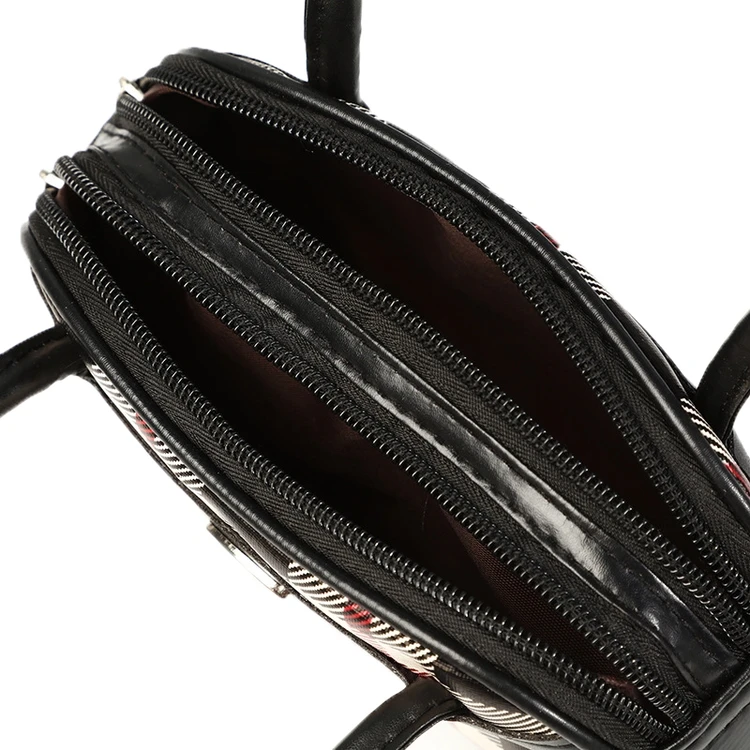 High Quality Plain Pattern Handbag Women Pu Leather Handbags Change Mother Zipper Bag