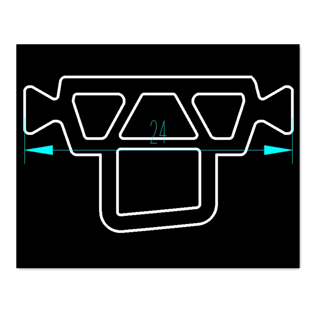 
Custom special shapes Thermal barrier polyamide profile Nylon thermal insulation 