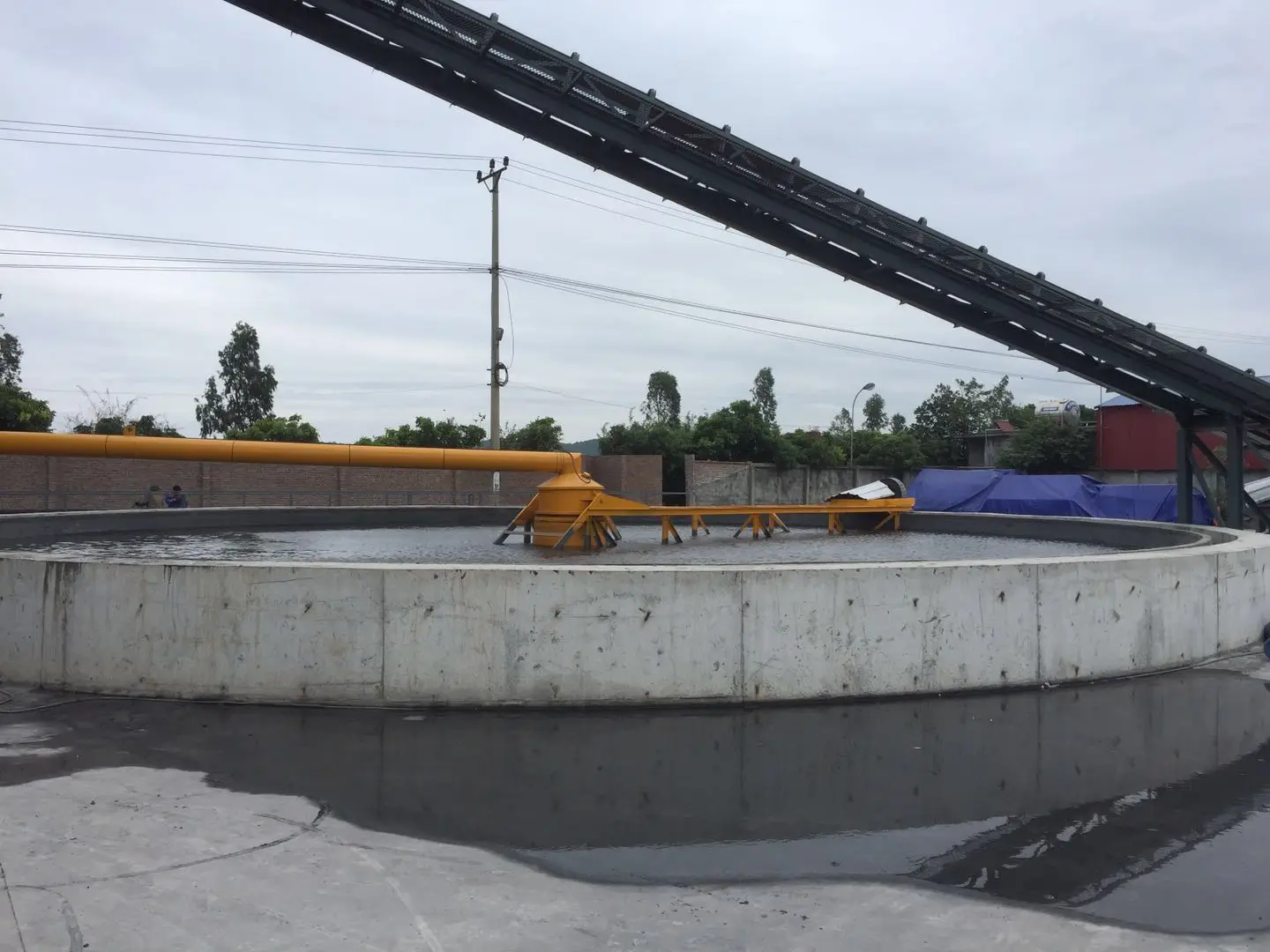 Clarifier Tank for Wastewater Treatment  Coal Washing Plant Thickener Tank Coal Industrial Water Clarifier