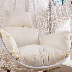 Hot Sale  Furniture  In And Outdoor  Manufacturer Rattan  Egg Hanging Patio Swing With Metal  Stand  Chair