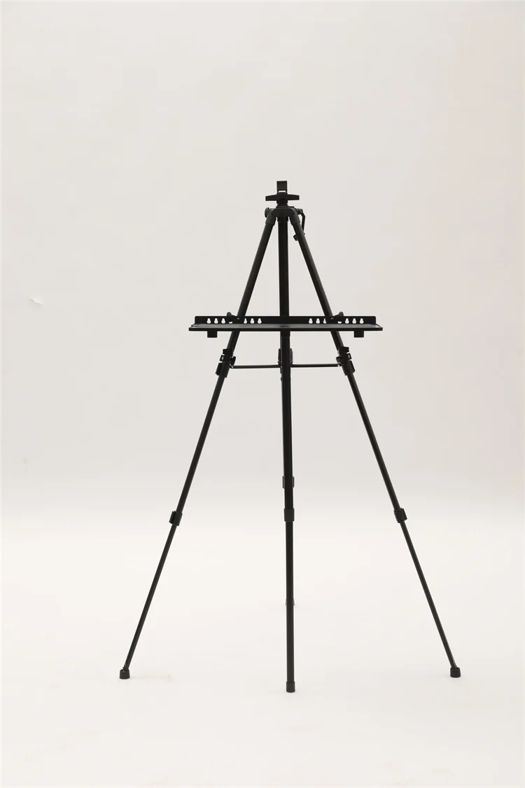 New Design Adjustable Folding Tripod Stand Metal Iron Studio Painting Iron Triangle Easel