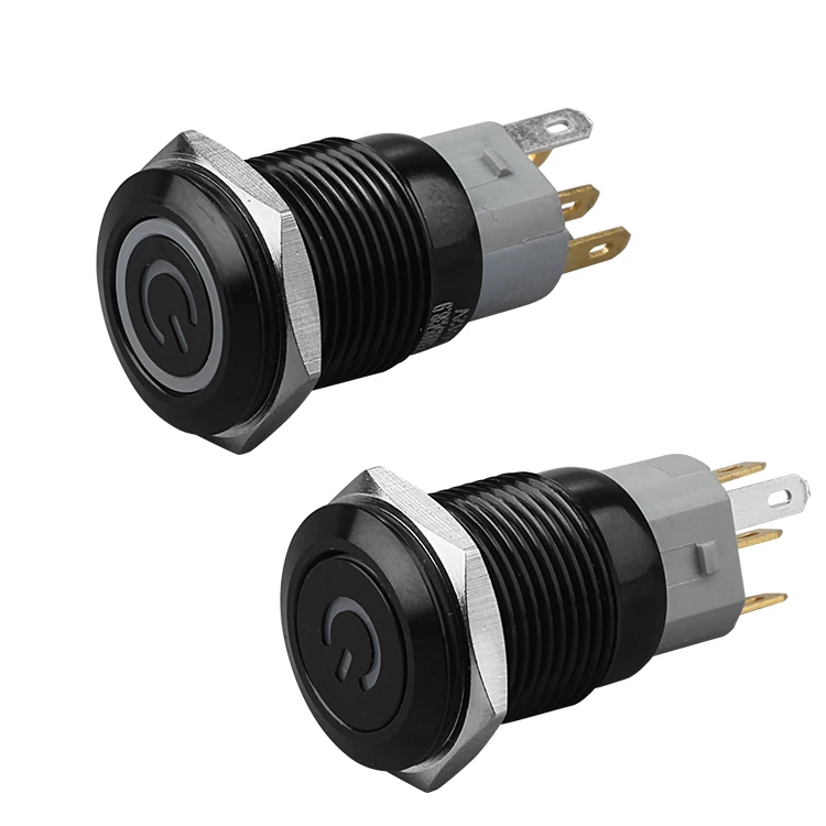 Zlq16mm dome flush lock instantaneous switch button switch micro manufacturer