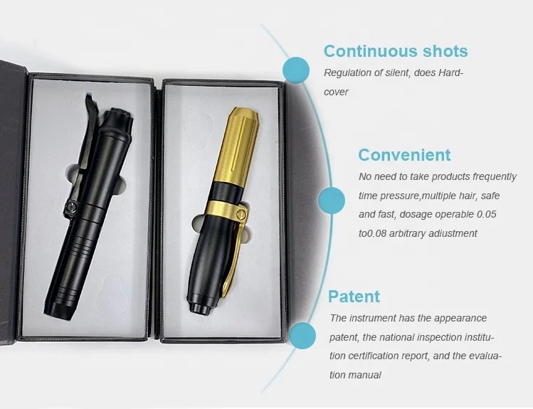 Plurvel hihest pressure digital hyaluronic pen for lip face dermal filler hyaluronic acid gel anti aging injection