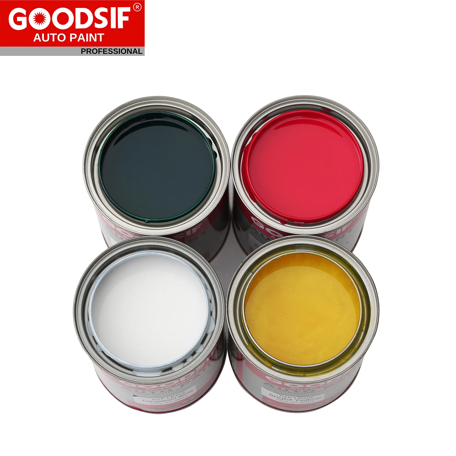 Pintura Automotriz Acrylic Varnish Car Paint Color Basecoat Automotive Paint Tinter System 2K White  Auto Paint