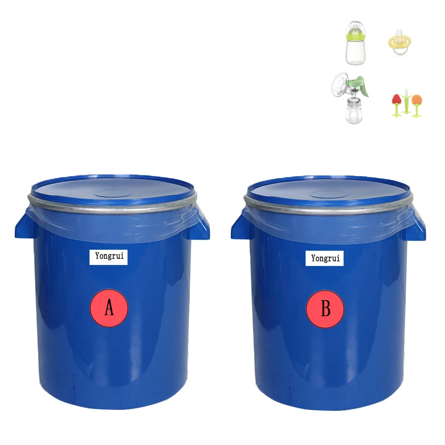 High Quality Silicone Rubber LSR Material Clear Transparent Food Grade Liquid Silicone Rubber For Baby Products