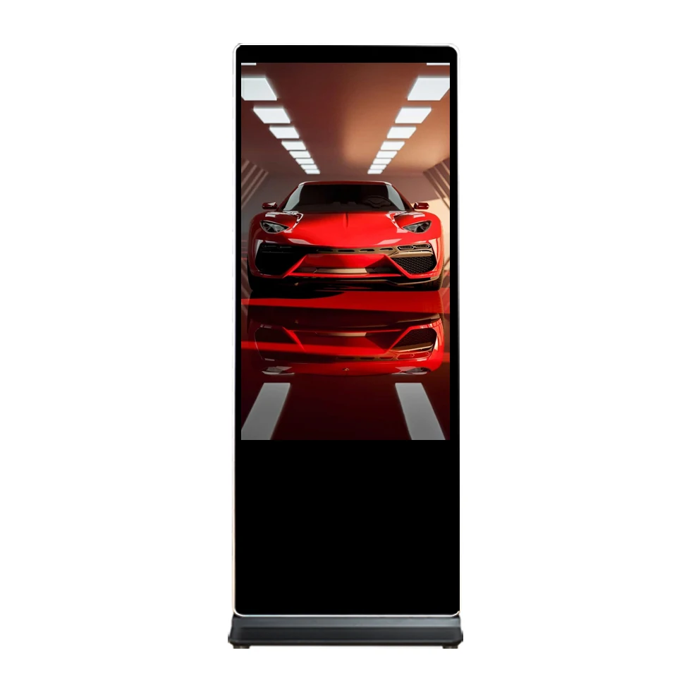 hot-selling vertical electronic advertising machine video wall panel indoor bluetooth transparent curved led display