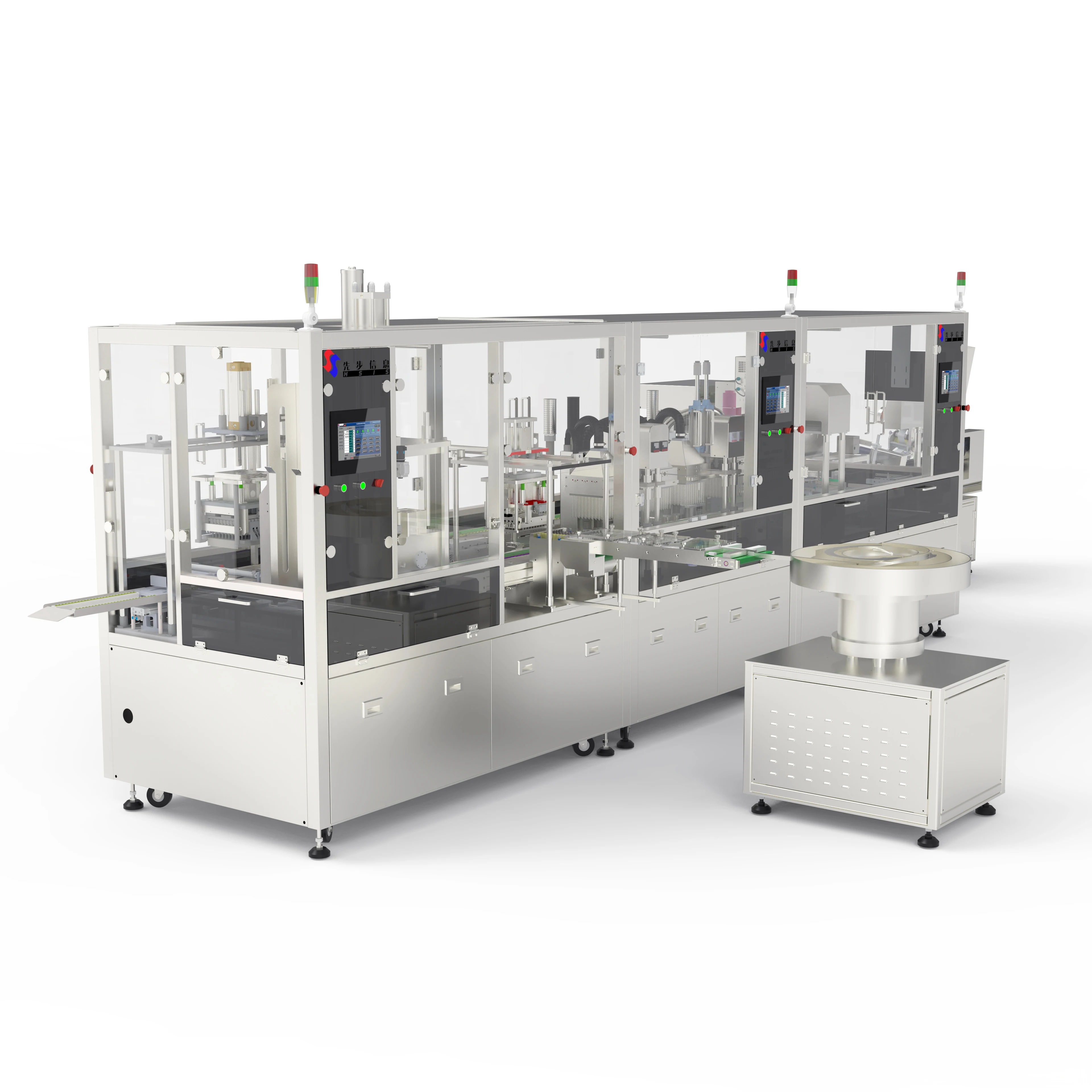 Production Capacity Reach To 18000pcs/h High Quality Blood Collection Plastics Clot Activator Medical Micro Tube Machine