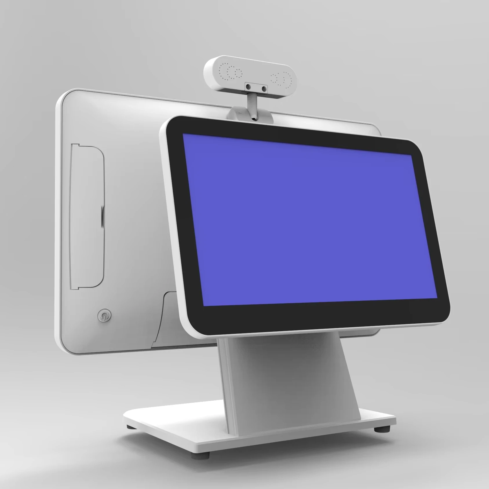 15.6 inch main screen with 11.6 inch second display POS Terminal with fashion design