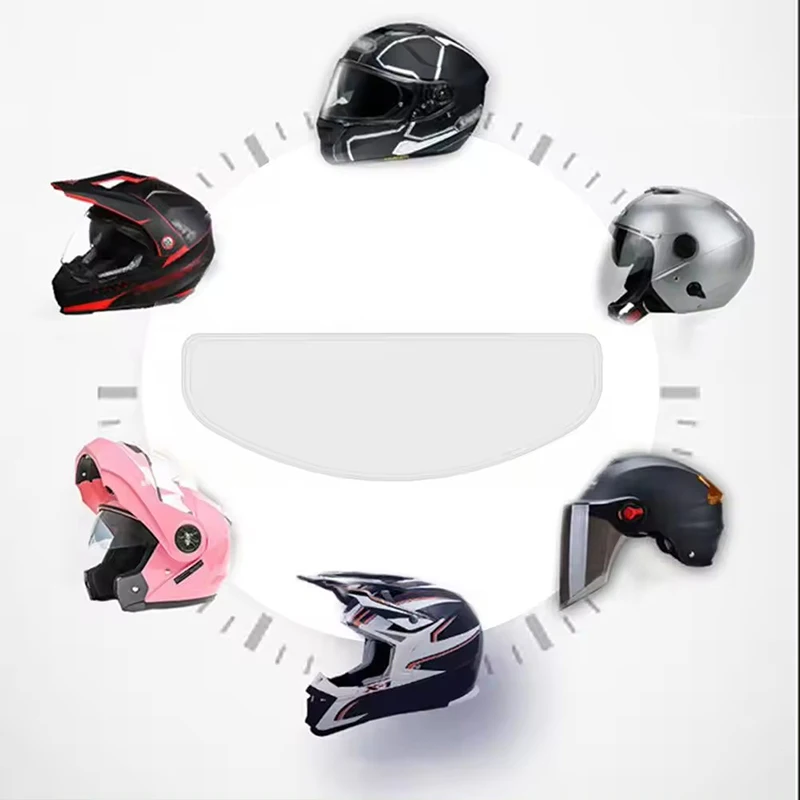 Hot sale Waterproof anti Fog Motorcycle Helmet Screen Film Rainproof Helmet Screen Protector sticker