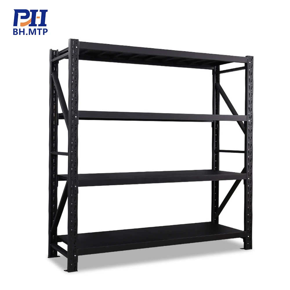 Heavy Duty Adjustable Structure Storage Rack Warehouse Store Home Garage Racks Steel Storage Shelf