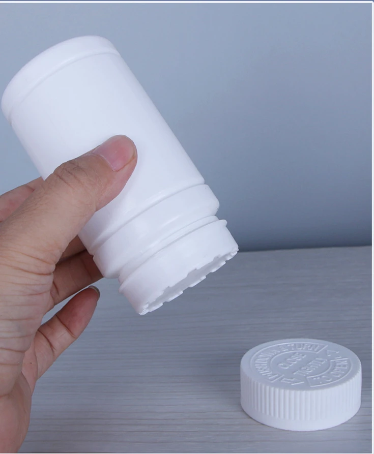 30ml 40ml 60ml 80ml 100ml 150ml HDPE Plastic solid bottle pill capsule bottles