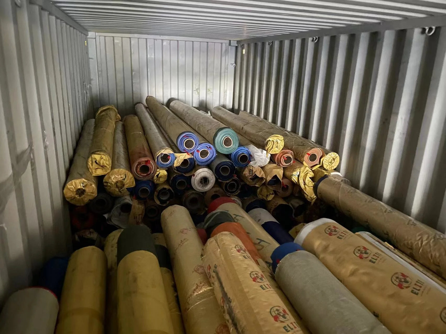 Coated Polyester Fabric Stock Lot B grade for PVC Tarpaulin Cover Truck Cover Tent Awning   Economically Styled for Use