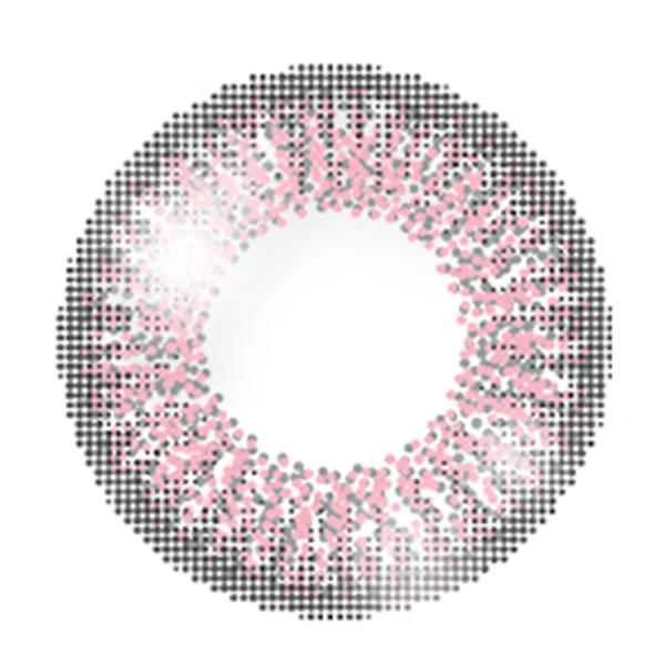 Elliecoo Nimbus Pink halloween crazy color eye contacts lens monthly