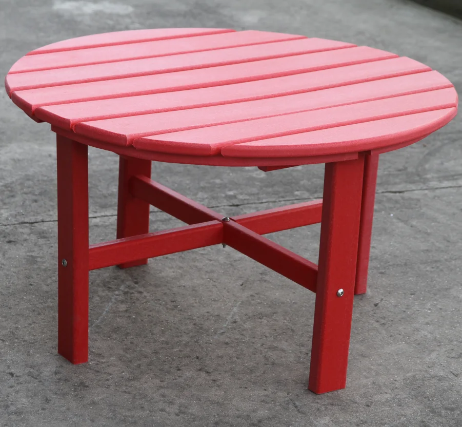 Пластиковый деревянный стол садовый стул Adirondack обеденный круглый HDPE уличная