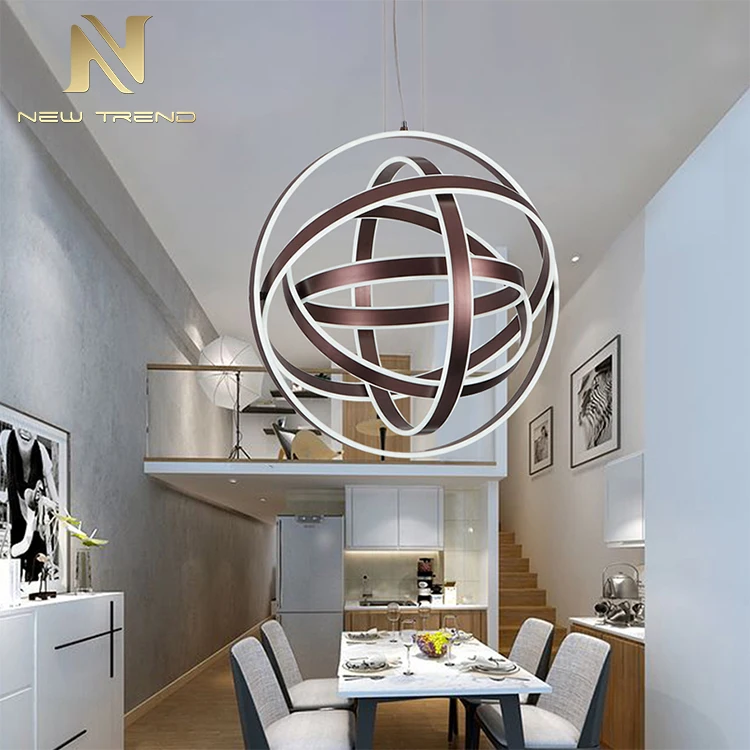 High Quality Indoor Home Decoration Aluminum Acrylic Modern Led Pendant Light