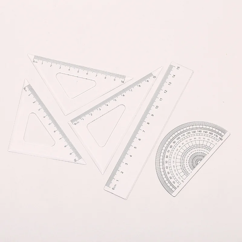 Многофункциональная линейка, рекламная офисная пластиковая прямая Линейка с пользовательским логотипом