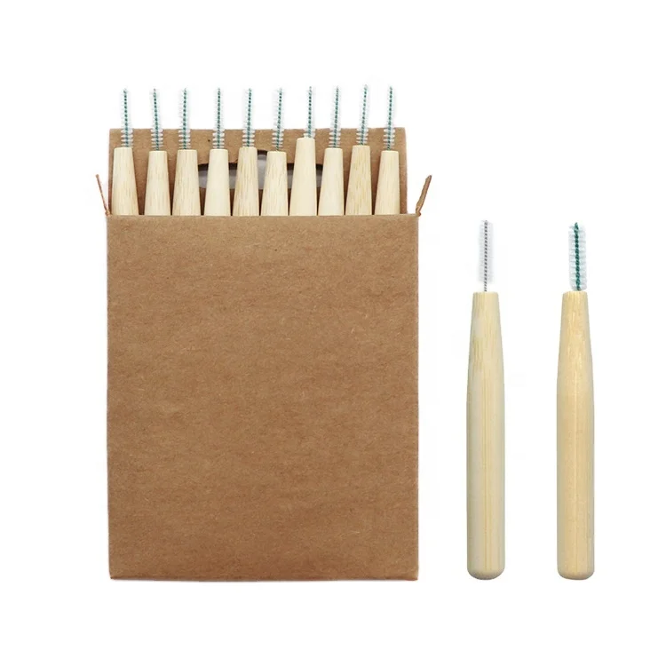 Zero Waste Bamboo Interdental Tooth Brushes
