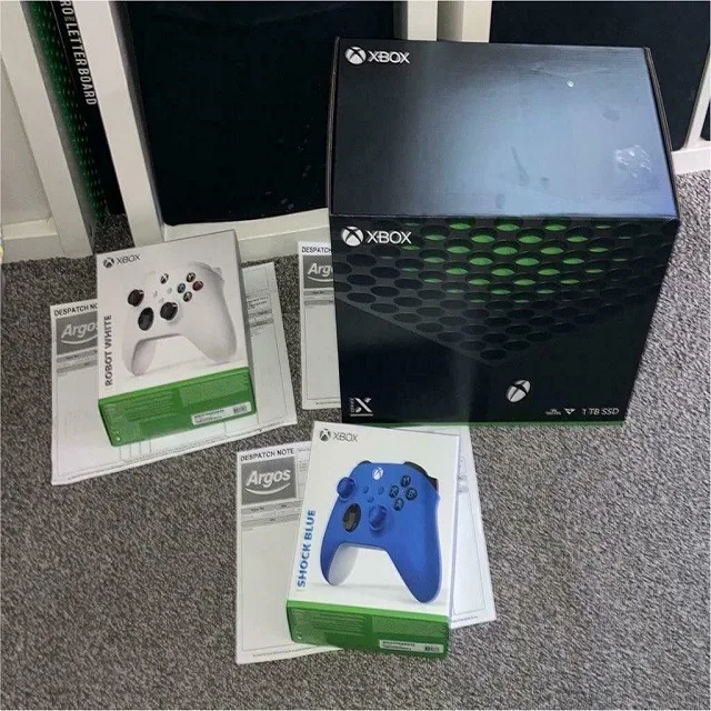 wlee NEW ORIGINAL Xboxs Series X console 1TB + 2 Controllers and 10 Free Games