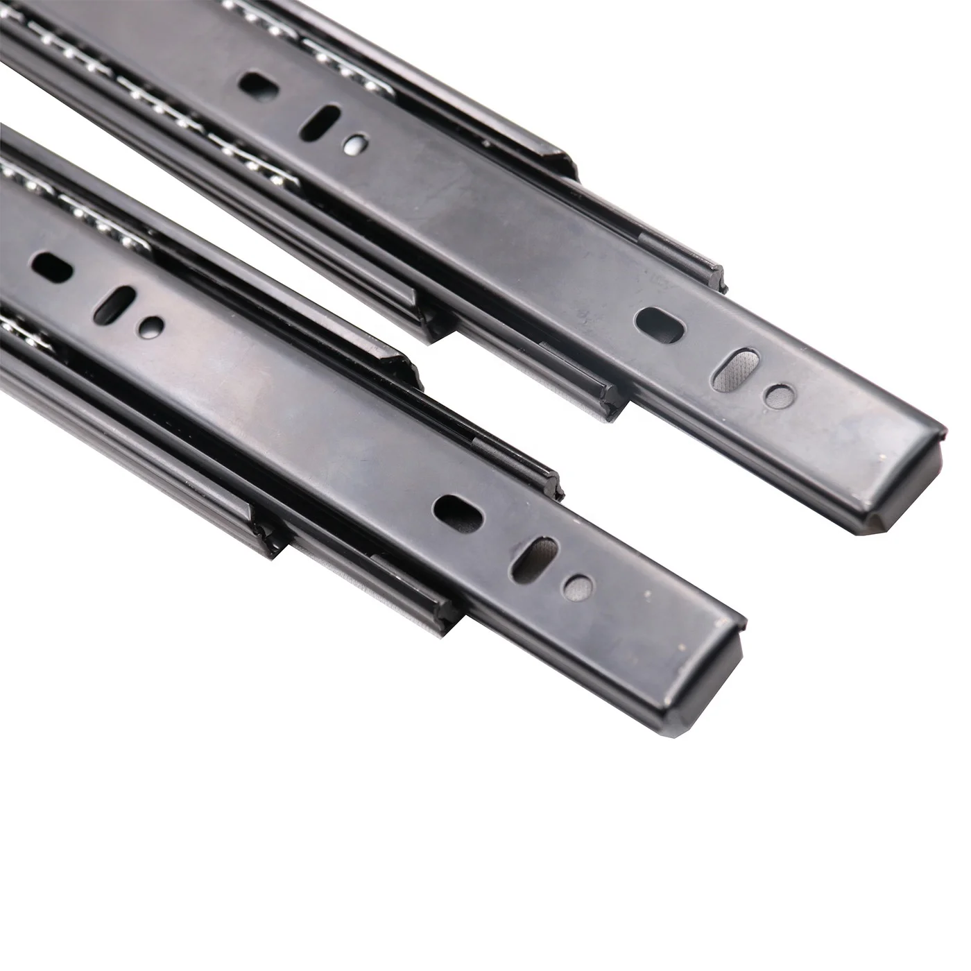 Furniture Hardware Cabinet Grey Color Steel 3d Adjustment Cabinet Sliding Ball 35mm Bearing System Tandem Box Drawer Slide