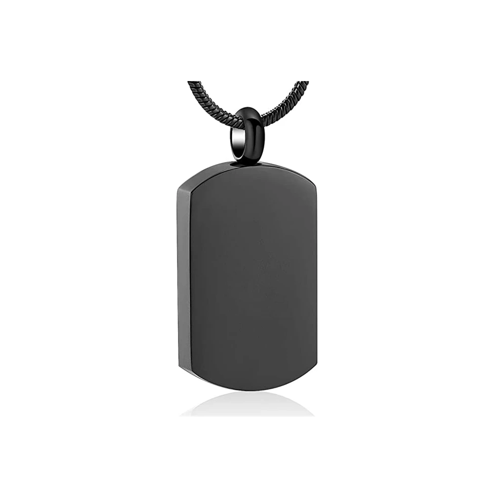 Text Cremation Jewelry Military Memorial Dog Tags Pendant for Humans/Pet