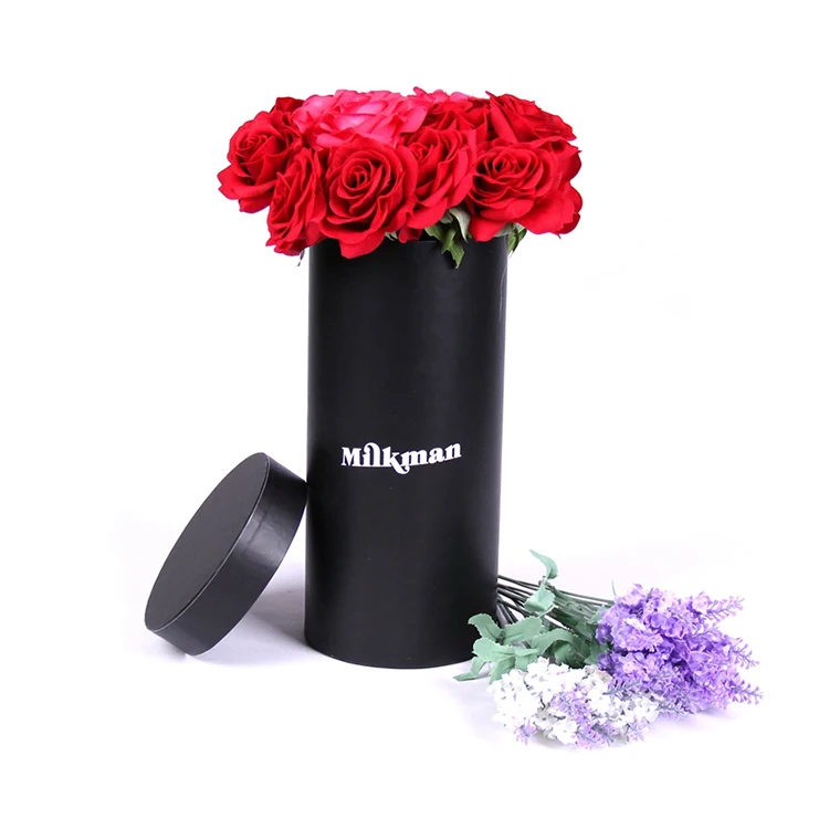 Customized Package Round Hat Square Velvet Heart Shape Luxury Preserved Gift Roses Flower Box