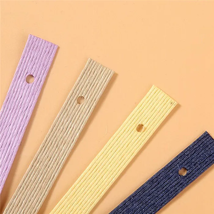 Factory Wholesale 100% Flat Craft Paper Rope Handle For Bags With Hole