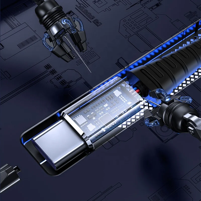 Type C Cable For Huawei P30 Pro Fast Charge Phone Charging Wire USB C Cable For Samsung S9 S8 S10 Type C 3A Charger