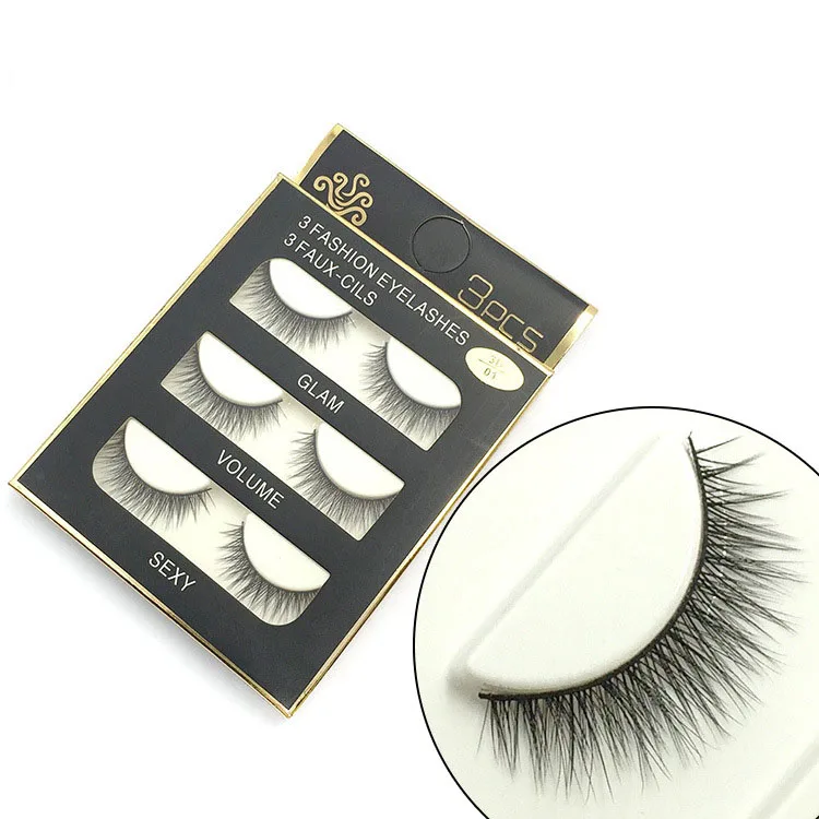 
wholesale Hot handmade false eyelashes with packing/3D fashion eyelashes 