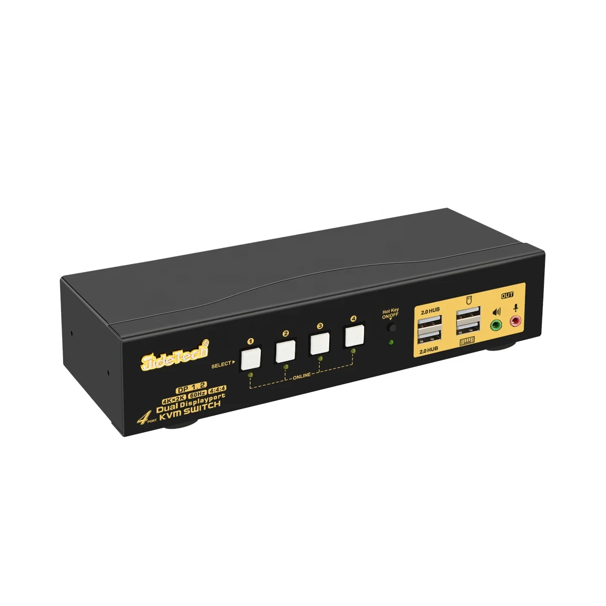  Kvm-переключатель с двойным монитором 4 порта hdmi двойной kvm-переключатель поддержкой hdcp auto edid для двойного