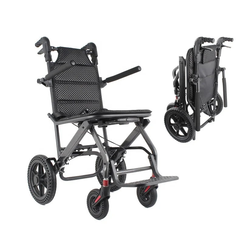 Home wheelchair Comfort and Convenience Collapsible lightweight aluminum wheelchair manual