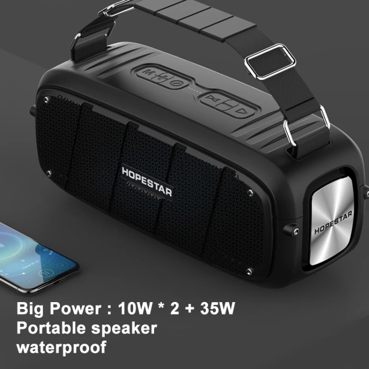 Оптом HOPESTAR A20 Pro TWS портативный уличный водонепроницаемый сабвуфер беспроводной динамик с микрофоном караоке