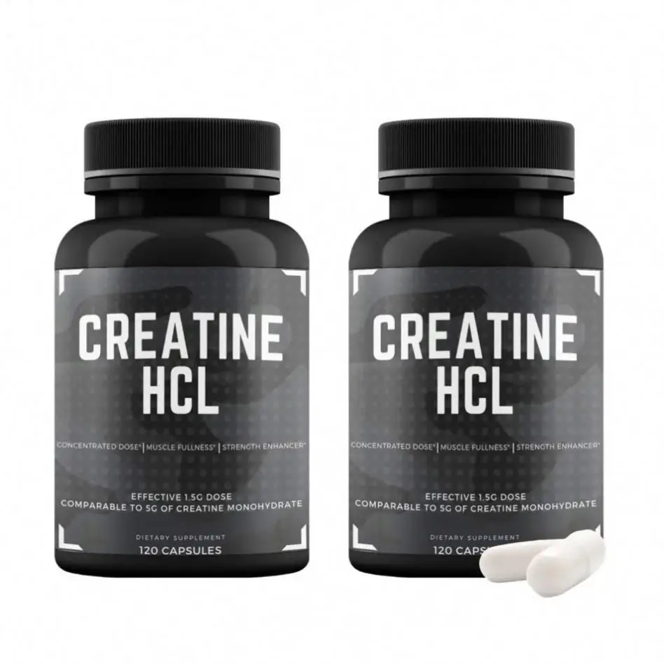 Micronized Creatine for Men Women Hydrochloride Capsules High Dose HCL Pills Supplement