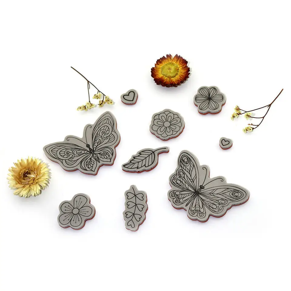 Pastel Ha Flash Stamp Factory Custom Rubber Office Teacher Blank Stamp Handle Rectangle Flash Stamps