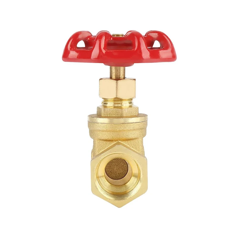 Латунный запорный клапан шлюзовой DN15 G1/2 двухпозиционный 232PSI для водяного масла Газа