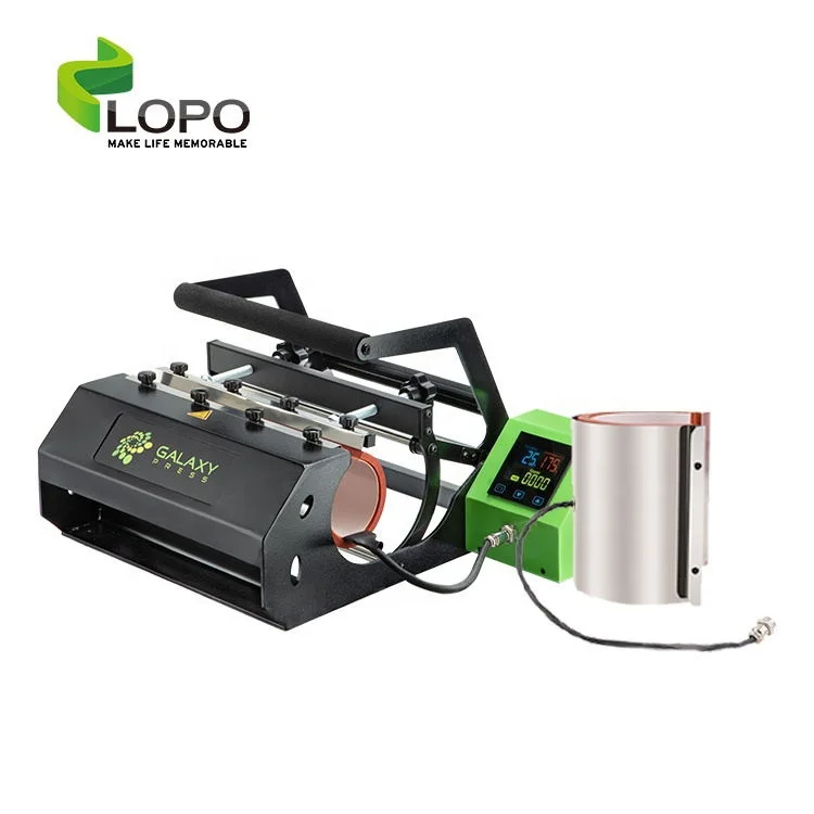 Galaxy Press GS-205B PLUS 20 Oz Mug Tumbler Sublimation Printing Machine Heat Press with One 15 Oz Heater and One 30 Oz Heater