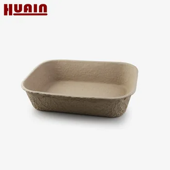 Molding Pulp Pack Tray Dried Orange Pulp Moulded Cup Carrier