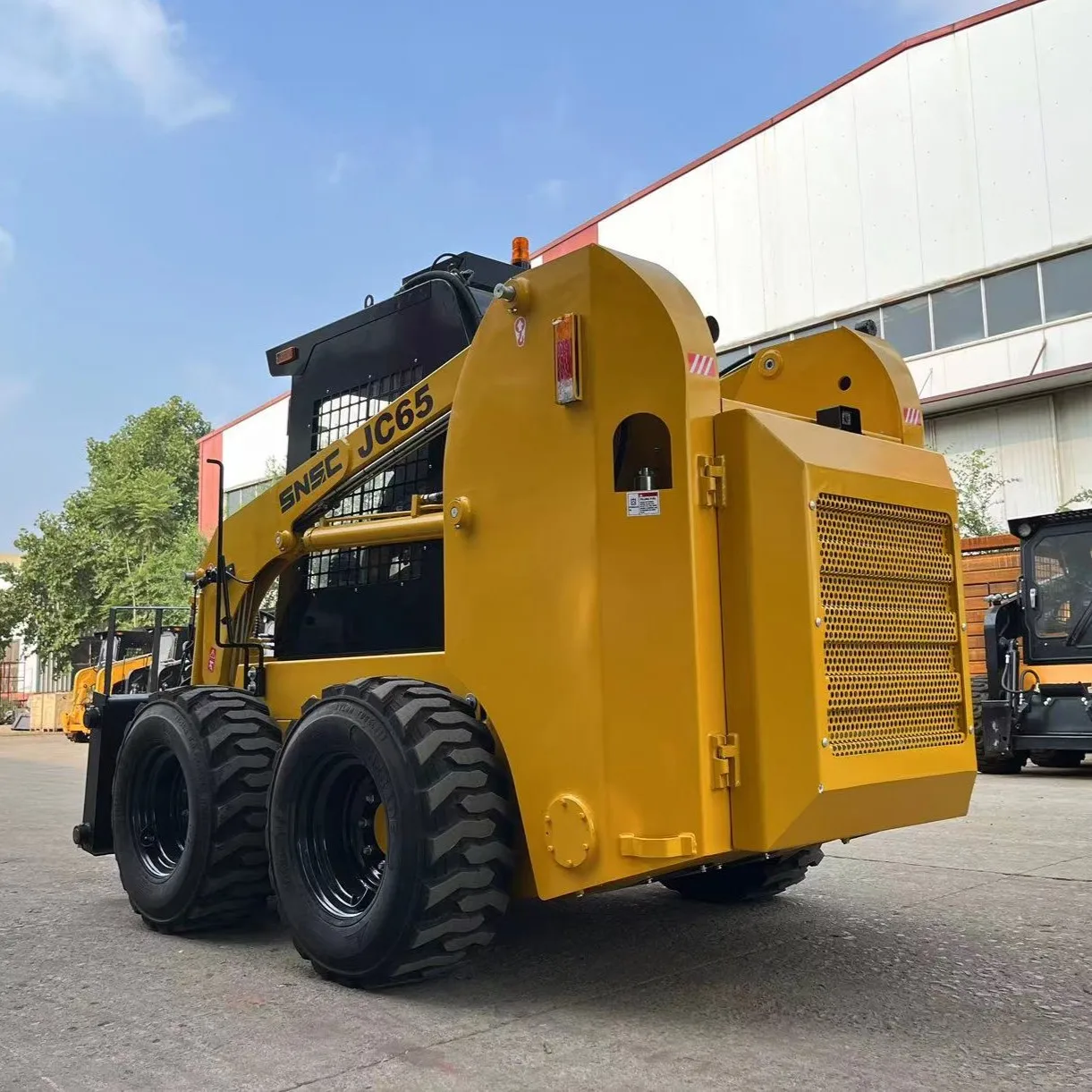 SNSC компактный колесный погрузчик с скользящим поворотом с двигателем EPA и Euro V